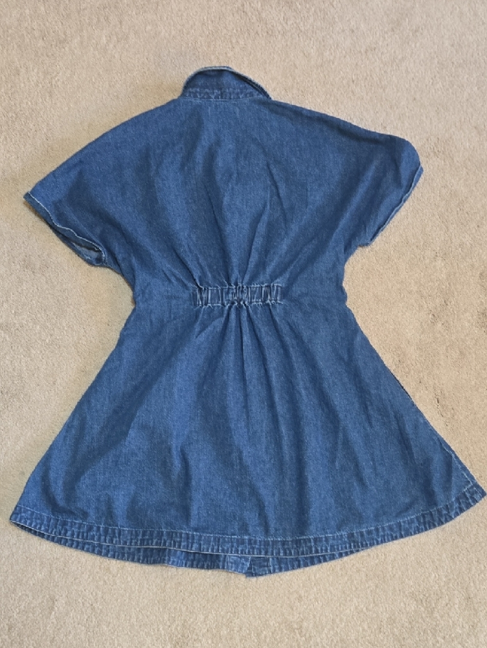 Madewell Blue Denim Button-Front Mini Dress - Picture 5 of 6